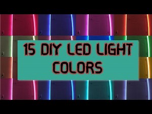 15 DIY LED Light Colors