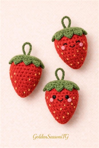 Beginner Crochet Strawberry Pattern • Amigurumi PDF • Instant Download - Etsy Canada