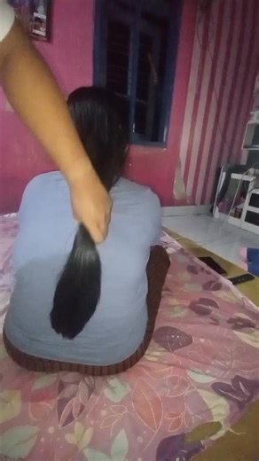 Long Hair Play// Rambut panjang Super halus#hairplay #Longhair # Rambut