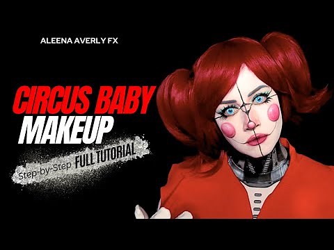 I Turned Myself into Circus Baby from FNAF - SFX Makeup Tutorial
