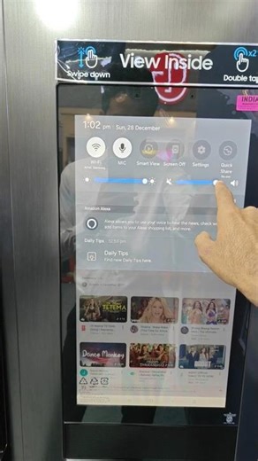 Samsung Family Hub Refrigerator how to operate screen touch panel 2026 #how #refrigerator #samsung
