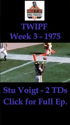 Stu Voigt - TWIPF - 1975 Week 3 - Bears vs Vikings