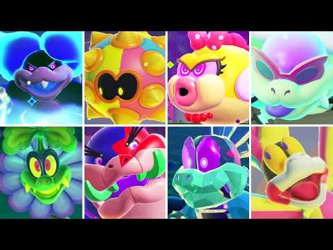 Super Mario Bros. Wonder - All Koopalings with Small Characters (Boss Rush - Hard Mode)