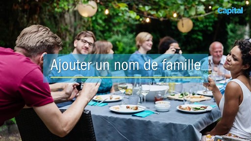 Ajouter un nom de famille