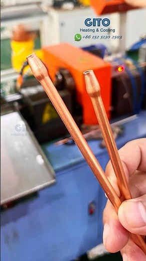 Copper Tube End Forming for Condenser Liquid Line in Refrigerator
