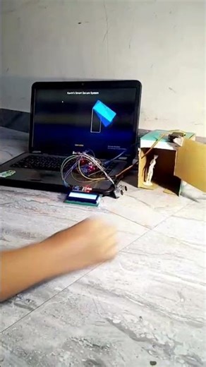 Smart Automatic Door Using Arduino UNO #arduinoservo #arduinotutorial #lcd #processing