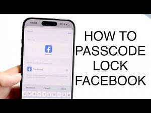 How To Passcode Lock FaceBook On ANY iPhone!