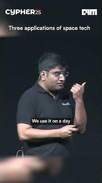 3 Applications of Space Tech Are These #Cypher2025 #SpaceTech #AimNetwork