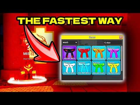 The FASTEST Way to Get ALL Dojo Belts in Blox Fruits 2026