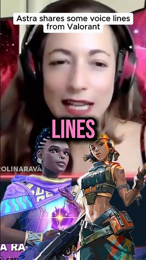 Astra shares some voice lines from Valorant