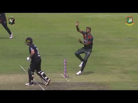 Nick Kelly Departs 💥 | Shoriful Strikes for Bangladesh 🐅 #BCB #Cricket #ODI #NewZealand #Tigers
