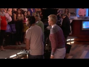 Exclusive! Ellen Scares Andy During a Break