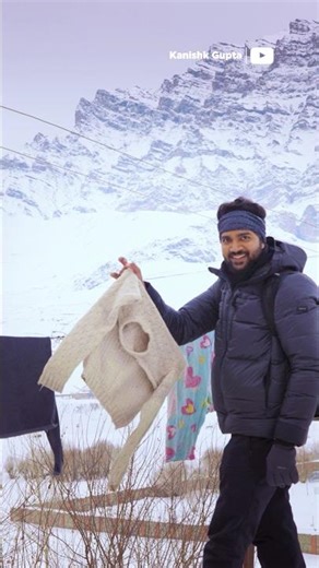 Everything Freezes Here in India’s Coldest Village ❄️🇮🇳
