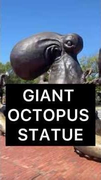 Gillie and Mac Sculpture of a Giant Octopus Holding a Zoo of Animals