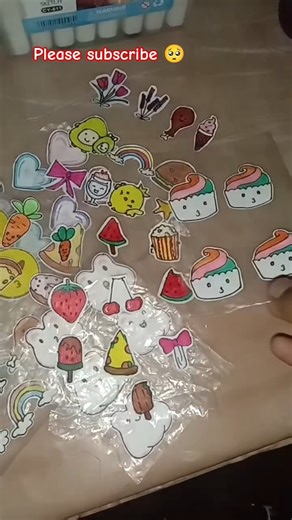 Homemade Sticker 🐱!#shorts #viral #diy #craft #fyp #homemade #handmade #asthetic #art #diy