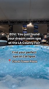 6.3K views · 27 reactions | Transform your backyard into a relaxation zone! 淪Cal Spas is offering special pricing only at the LA County Fair! Stop by the Cal Spas tent to explore the latest models and save big. Clock Tower Plaza | LA County Fair | Facebook