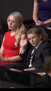 Barron Trump looks so adorable with his sister Tiffany Trump 🥺❤️