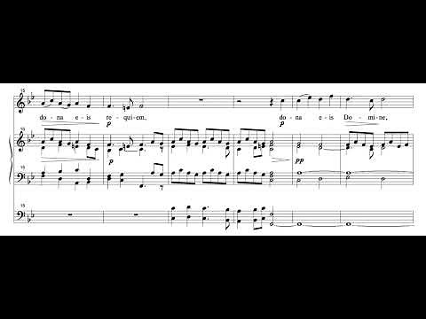 Pie Jesu (Requiem - G. Fauré) Score Animation