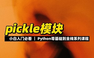 pickle - 《python零基础到全栈系列》