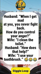 When Your Wife Has A Secret Method For Handling Her Anger Issues#funny #joke #humor