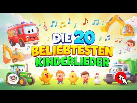 🎶 Die 20 besten Kinderlieder 🐻🚌🚜 | Klassiker & neue Hits zum Mitsingen