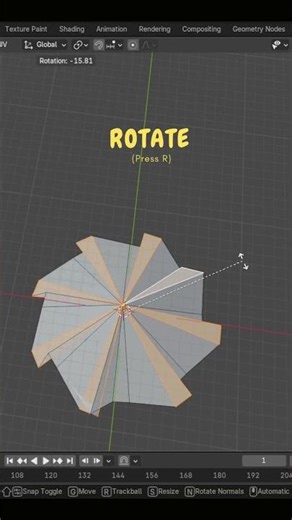 Episode -3 The power of Transform Tool ! #beginnerjourney #3dlearning#blender