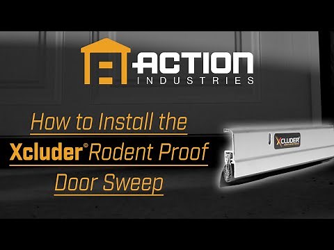 How to Install the Xcluder Rodent Proof Door Sweep