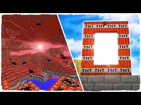 MINECRAFT: WE OPENED THE PORTAL TO THE DIMENSION OF TNT AND WE HAVE IT EXPLODED!