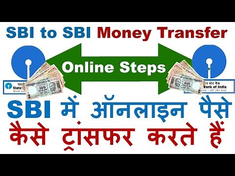 How To Transfer Money from SBI to SBI Using Online SBI - Internet Banking SBI