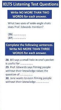 IELTS Listening Practice Test 2026 with Answers 25.04.2026 - Test #303
