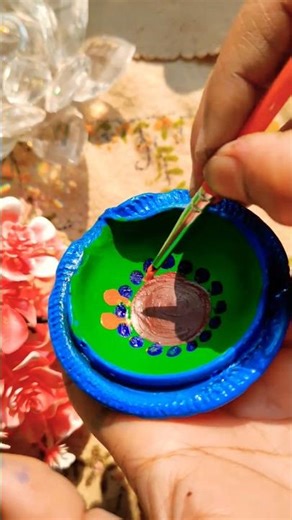 Easy Diya Decoration Ideas,DIY diya decoration ideas #trending#shorts #easy
