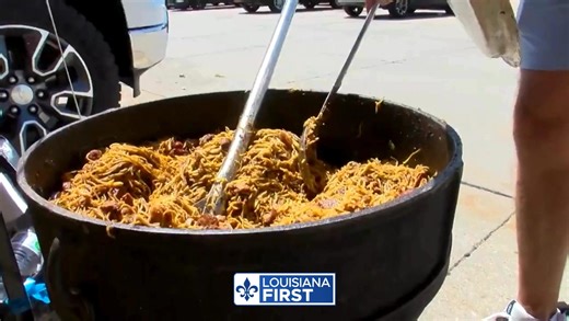 LSU fans have TAKEN over Omaha!!! 🤝 🎥: Chessa Bouche Sports | Louisiana First News