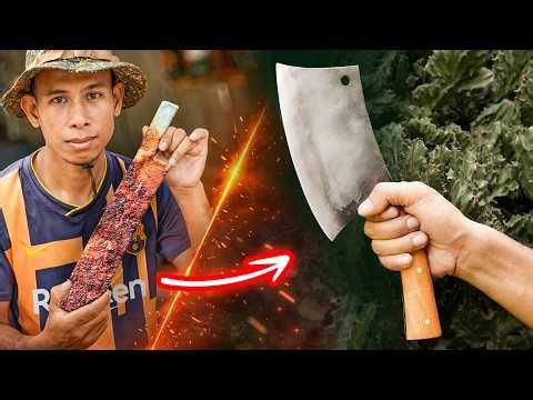 From Rusty Scrap to RAZOR SHARP Knife! (Unbelievable!) 🔥