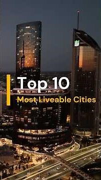 Top 10 Most Liveable Cities 2025 by EIU #bestcities2025 #cityranking2025 #city #destination #travel