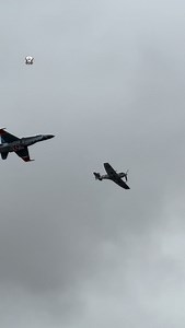 Canadian F-18 and Spitfire formation pass at RIAT #aviation #f18 #spitfire #flying | The Flying Duck77