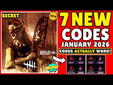 DBD Codes 25 January 2026, Dead by Daylight Free Bloodpoints Redeem Code Free Skins Charms