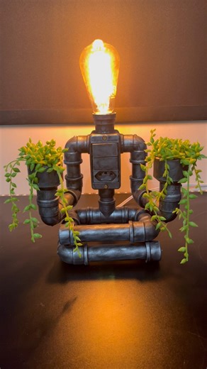 Luminaria de PVC finalizada #DIY #Decoracao #PVC #Luminaria #fyp