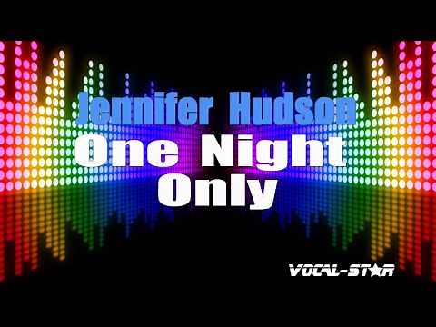 Jennifer Hudson - One Night Only (Karaoke Version) with Lyrics HD Vocal-Star Karaoke