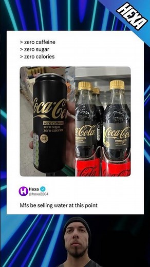 NEW Coca Cola without caffeine, sugar and ZERO calories👀