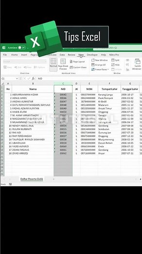 How to lock columns in Microsoft Excel #fyp #excel #learncomputer #exceltips #office #tutorial