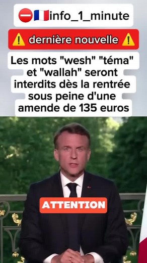 Interdiction des mots 'wesh', 'téma' et 'wallah' en France