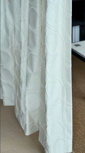 Premium Custom-Made Curtains with Sculpted Texture | Modern Window Treatment Design #homedecor #home