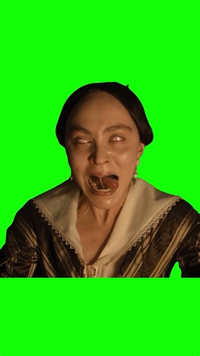 Lily-Rose Depp Going Crazy meme - Green Screen - Nosferatu
