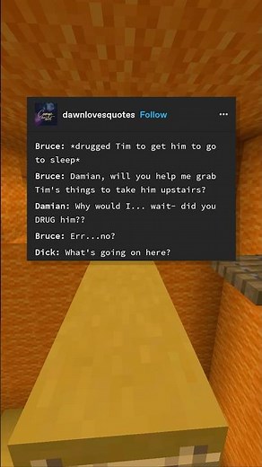 batman forces tim drake to sleep 😴