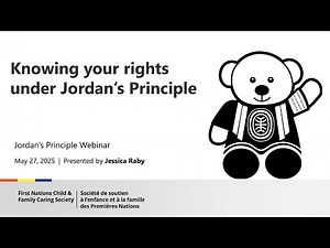 Knowing your rights under Jordan's Principle with Jess Raby