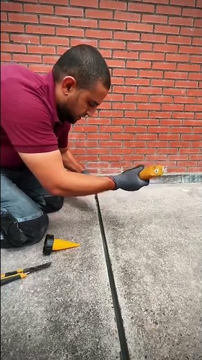 Learn the tricks on how to seal expansion joints Sika #diy