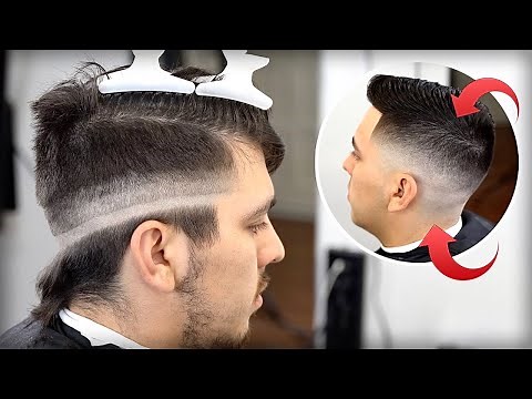 HOW TO FADE HAIR IN LAYERS FOR BEGINNERS | STEP BY STEP HIGH FADE COMBOVER TUTORIAL |BARBER TUTORIAL