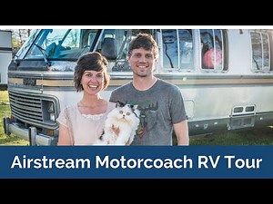 A 1987 Airstream 345 motor coach RV Tour