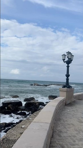 Relaxing Beach Moments in Bari Puglia 🏖️ #shorts
