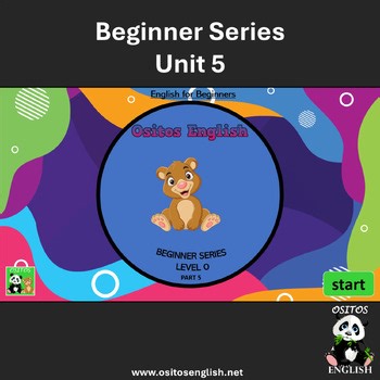 Beginner ESL Lesson: Unit 5